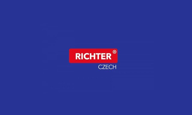 Modernizace rebranding loga Richter Czech