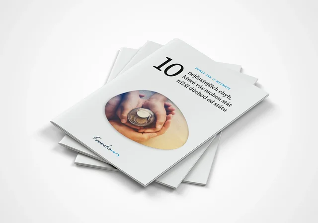 Návrh brožury a ebooku Česká penze