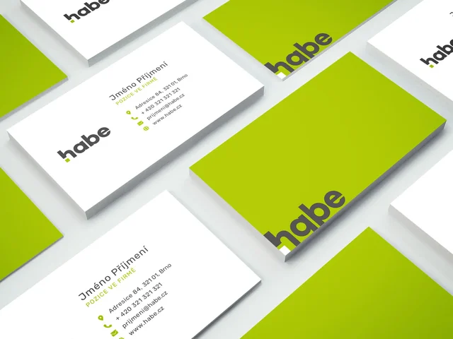 Firemní vizitky společnosti Habe